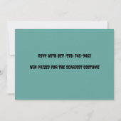 Monster Groene en Rode Bruid van Frankenstein Kaart (Achterkant)