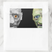 MONSTER HALLOWEEN STICKERS RECTANGLE (Sac)