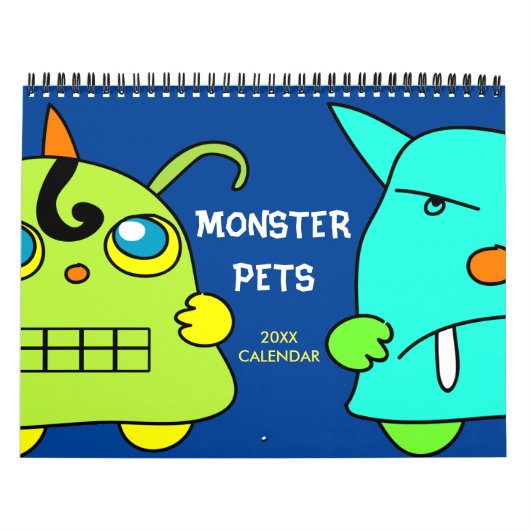 Monster Huisdieren Kalender (Hoes)