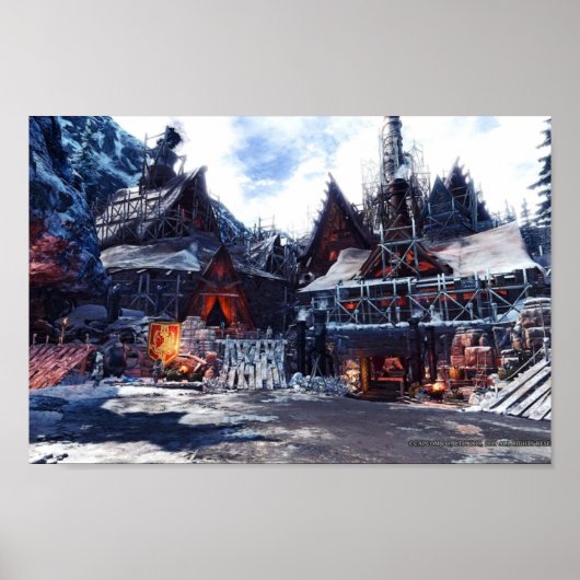 Monster Hunter World Settlement Poster (Voorkant)