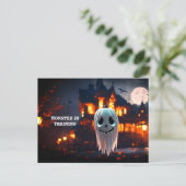 Monster illustration Carte postale Halloween (Debout devant)
