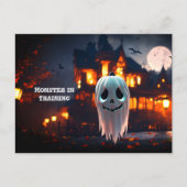 Monster illustration Carte postale Halloween (Devant)