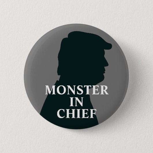 Monster in Chief Anti Trump Ronde Button 5,7 Cm (Voorkant)