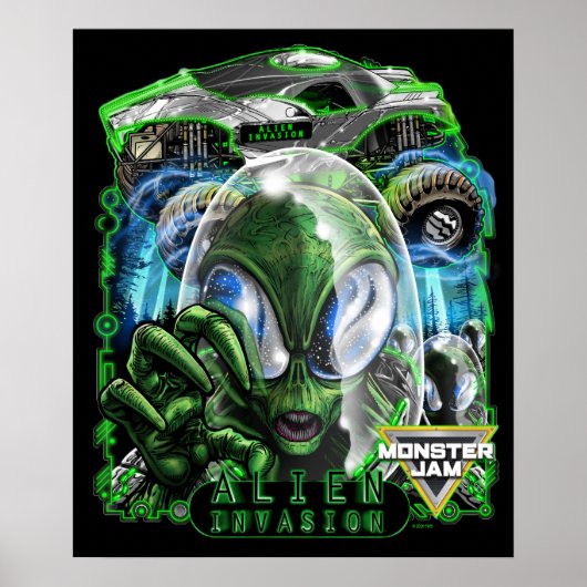 Monster Jam Alien Invasion Poster (Voorkant)