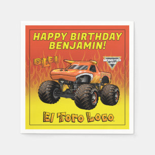 Monster Jam - El Toro Loco Verjaardag Servet
