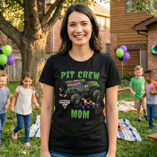 Monster Jam Grave Digger Pit Crew Moeder Tri-Blend Shirt