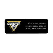 Monster Jam Logo Etiket (Voorkant)