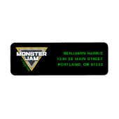 Monster Jam-logo Etiket (Voorkant)
