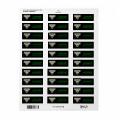 Monster Jam-logo Etiket (Full Sheet)