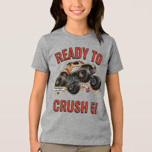 Monster Jam - Monster Mutt Klaar om Verjaardag te Tri-Blend Shirt