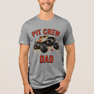 Monster Jam - Monster Mutt Pit Crew Papa Tri-Blend Shirt