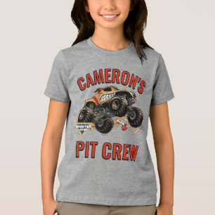 Monster Jam - Monster Mutt Verjaardag Pit Crew Tri-Blend Shirt