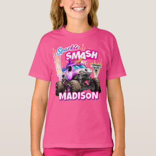 Monster Jam Sparkle Smash - Gepersonaliseerd T-shirt