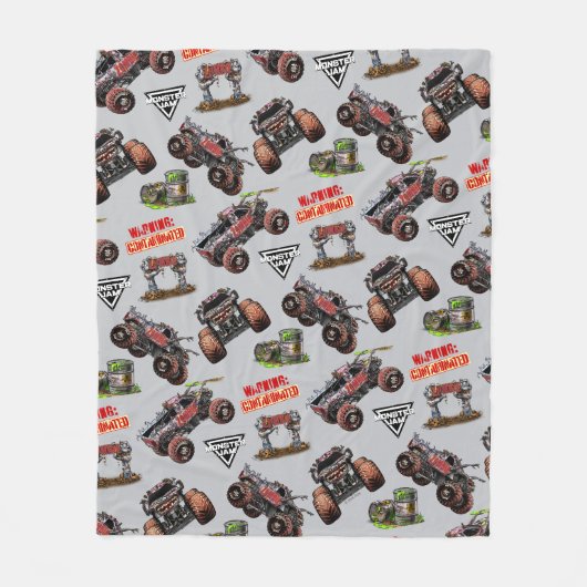 Monster Jam Zombie Fleece Deken (Voorkant)