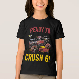Monster Jam - Zombie Klaar om Verjaardag te Kraken Tri-Blend Shirt