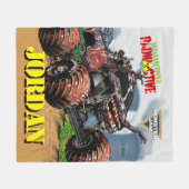 Monster Jam Zombie - Persoonlijk Fleece Deken (Voorkant (Horizontaal))