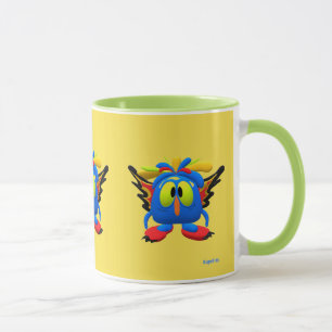 Monster Karakter Uil Vogel Geanimeerd Mok