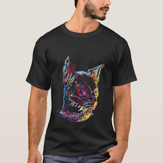 Monster kat schets t-shirt (Voorkant)