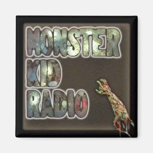 Monster Kid Radio Sign Magnet (Devant)