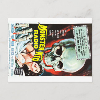 Monster Kind Radio ontmoet de Schroefschedel Briefkaart