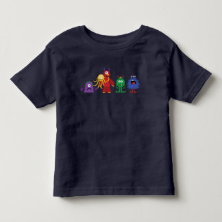 Monster Line peuter marine blauw t-shirt