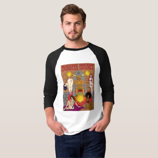 Monster Magnet Raglan T-shirt (Voorkant volledig)