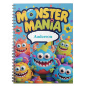 Monster Mania – gepersonaliseerd plezier en Gekke  Notitieboek (Voorkant)