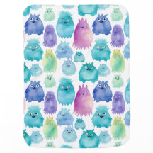 Monster Mania in Waterverf - Schattige Monster