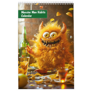Monster Mannen Gewoontes – Kalender
