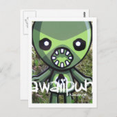 Monster Mascot Briefkaart (Voorkant / Achterkant)