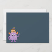 MONSTER MASH ANNIVERSAIRE DE ENFANT invitation D'I (Dos)