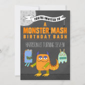 Monster Mash BIRTHDAY Bash Kaart (Voorkant)