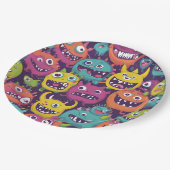 Monster Mash-Borden Papieren Bordje (Gekanteld)
