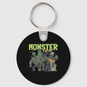 Monster Mash Ghost Halloween Funny Sleutelhanger