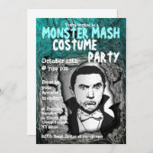 Monster Mash Halloween Costume Party Uitnodiging (Voorkant / Achterkant)