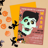 Monster Mash Halloween Invitation d'anniversaire