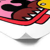 Monster Mash Hip Hop Rag Label Wall Art Poster (Hoek)