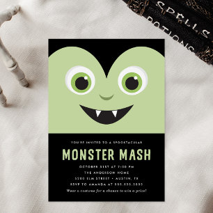 Monster Mash Invitation de la fête d'Halloween