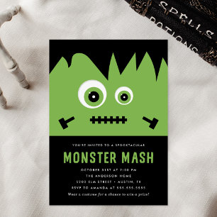 Monster Mash Invitation de la fête d'Halloween