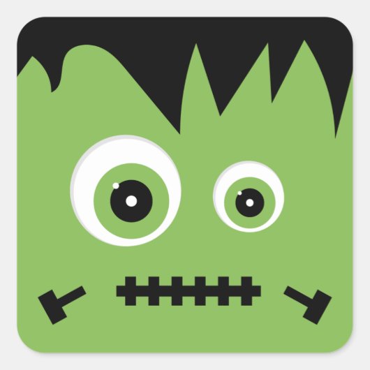 Monster Mash | Monster Halloween Vierkante Sticker (Voorkant)