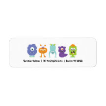 Monster Mash Retouradreslabel