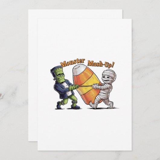 Monster Mash-Up! Kaart (Voorkant / Achterkant)