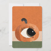 Monster Mash Waterverf Halloween Verjaardagsfeest Kaart (Achterkant)