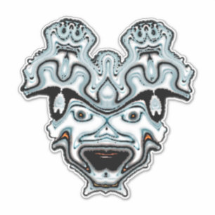 Monster Mask Sticker