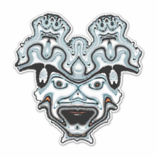 Monster Mask Sticker (Voorkant)