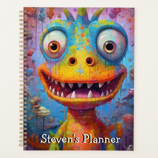 Monster Mayhem...Belly Lach Bob Planner (Voorkant)
