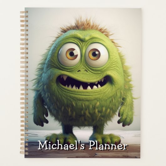 Monster Mayhem...Chortle Chomp Planner (Voorkant)