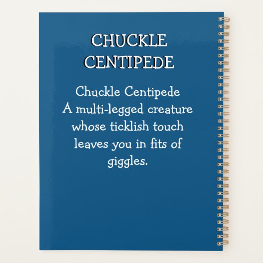 Monster Mayhem...Chuckle Squatch Planner (Achterkant)