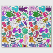 Monster Menagerie, inpakpapier (Vlak)