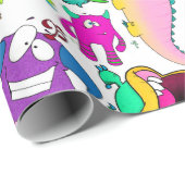 Monster Menagerie, inpakpapier (Rol Hoek)